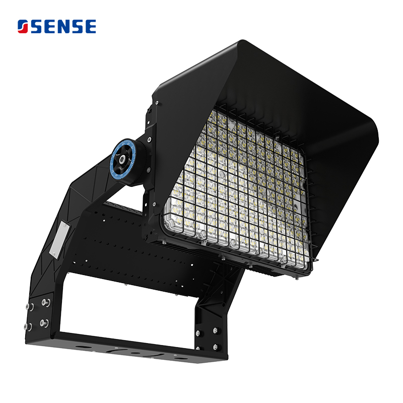 Função inteligente para ampliar iluminação de refletores LED em estádios esportivos