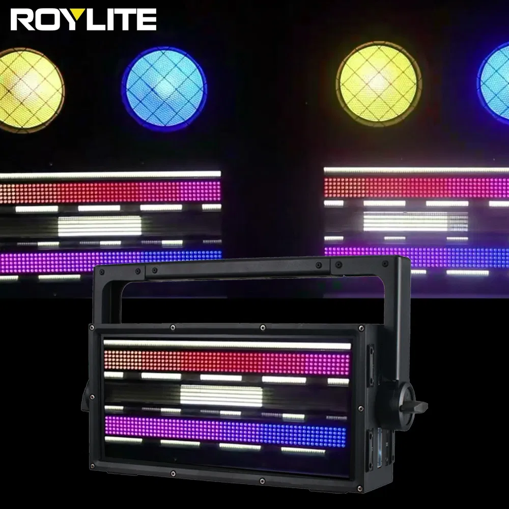 800W Painel de Estroboscópio RGB LED à Prova d'Água para Arquitetura Externa, Iluminação de Estágio Estroboscópica Jointable