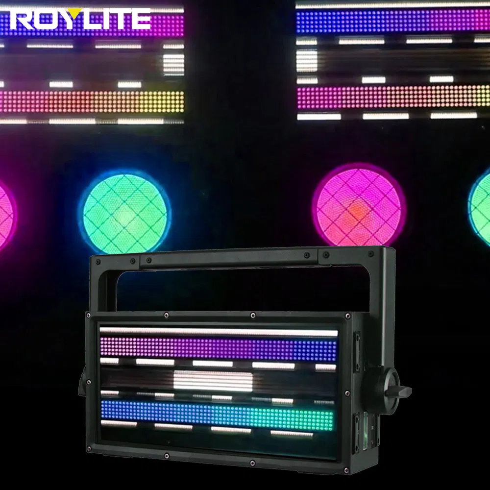 800W Painel de Estroboscópio RGB LED à Prova d'Água para Arquitetura Externa, Iluminação de Estágio Estroboscópica Jointable
