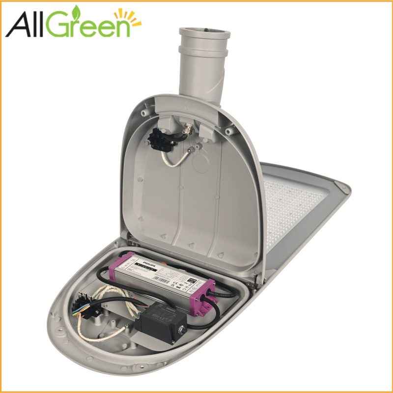 Iluminação Pública LED Allgreen Agsl25 OEM/ODM Nova Tecnologia Entrega Rápida Baixo MOQ IP66 300W para Iluminação de Pontes, Viadutos e Túneis com ENEC