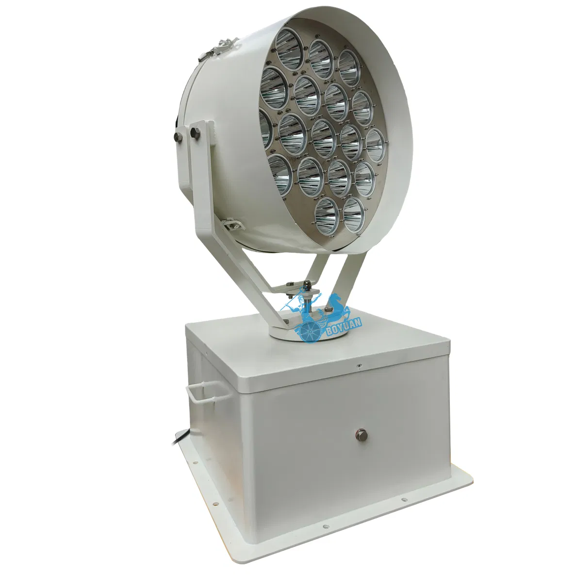 80-350W Holofote LED Marinho de Alta Potência 2deg Ângulo de Feixe Focado 1500-6000 Iluminação em Metros de Lanterna de Busca IP66/IP67 &IP69K Barcos com Quilha e Infláveis