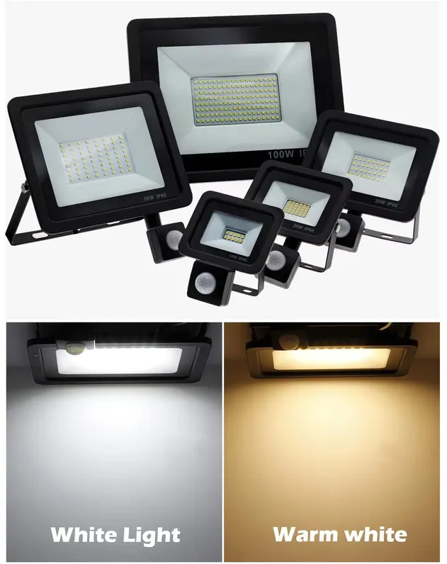 Luz de Parede de Segurança Externa IP66 LED