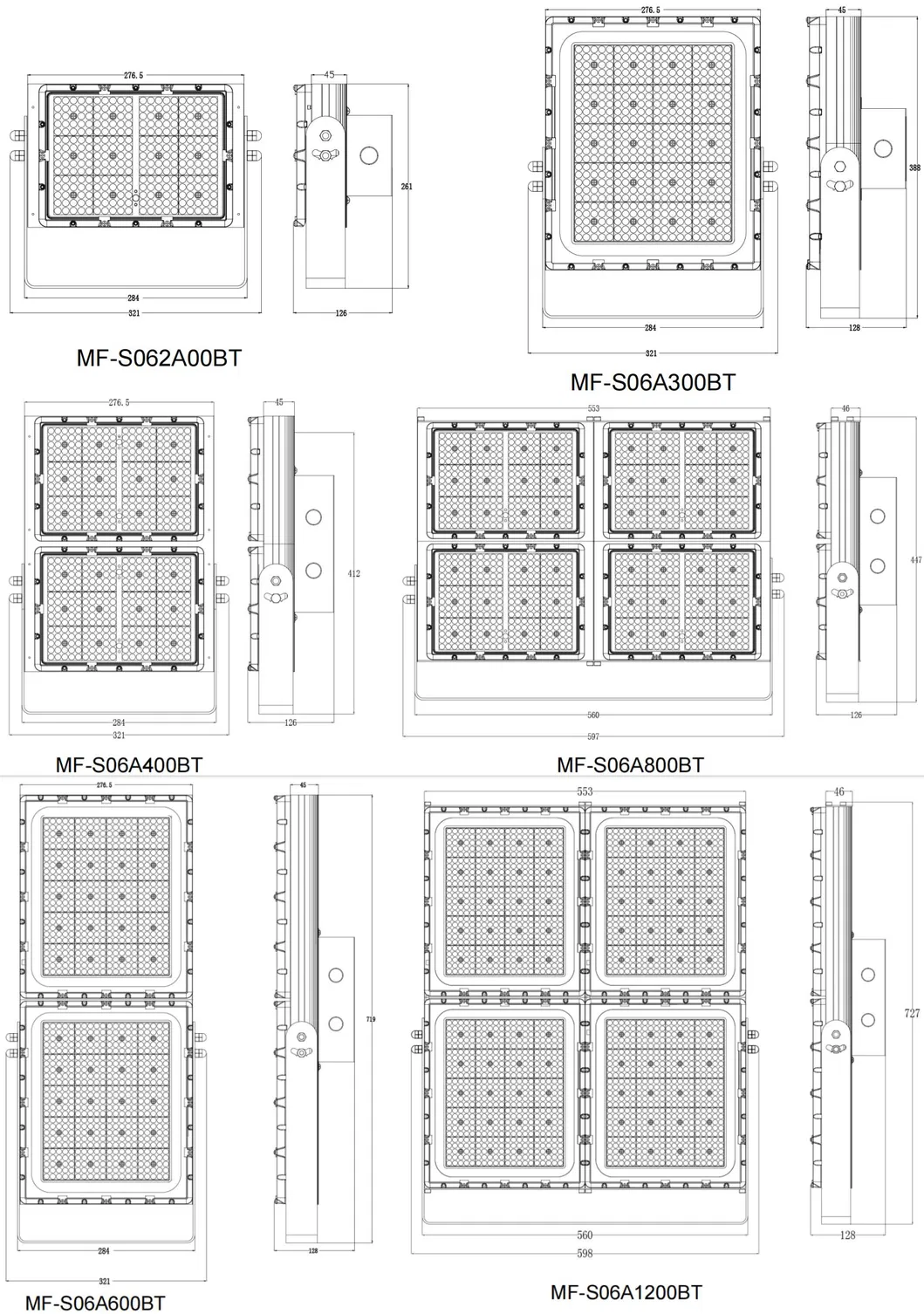 Dimensões do produto