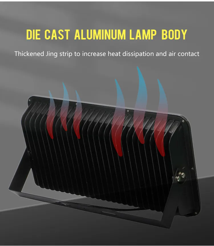 Lanterna de Inundação LED à Prova de Explosão de Alta Tensão 30W 40W 60W 80W Iluminação de Holofote para Exterior