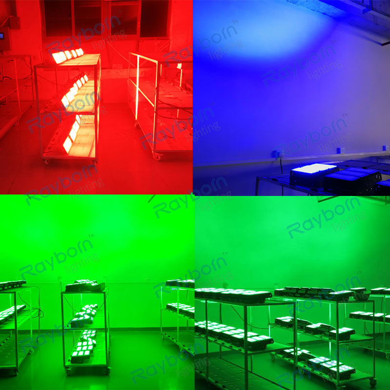 Iluminação de Holofote de Jardim à Prova d'Água para Exterior 100W 150W 200W 300W 400W 500W RGB RGBW Verde Azul/Vermelho/Púrpura Âmbar Luz LED Holofote