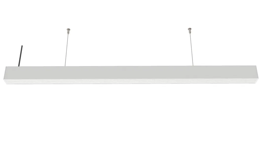 Venda Quente Alta CRI Slim Suspenso Luz de Pendente para Escritório Iluminação Linear Arquitetônica