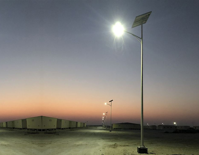 36W Luzes Solares com 8m Altura do Poste Alta Brilho