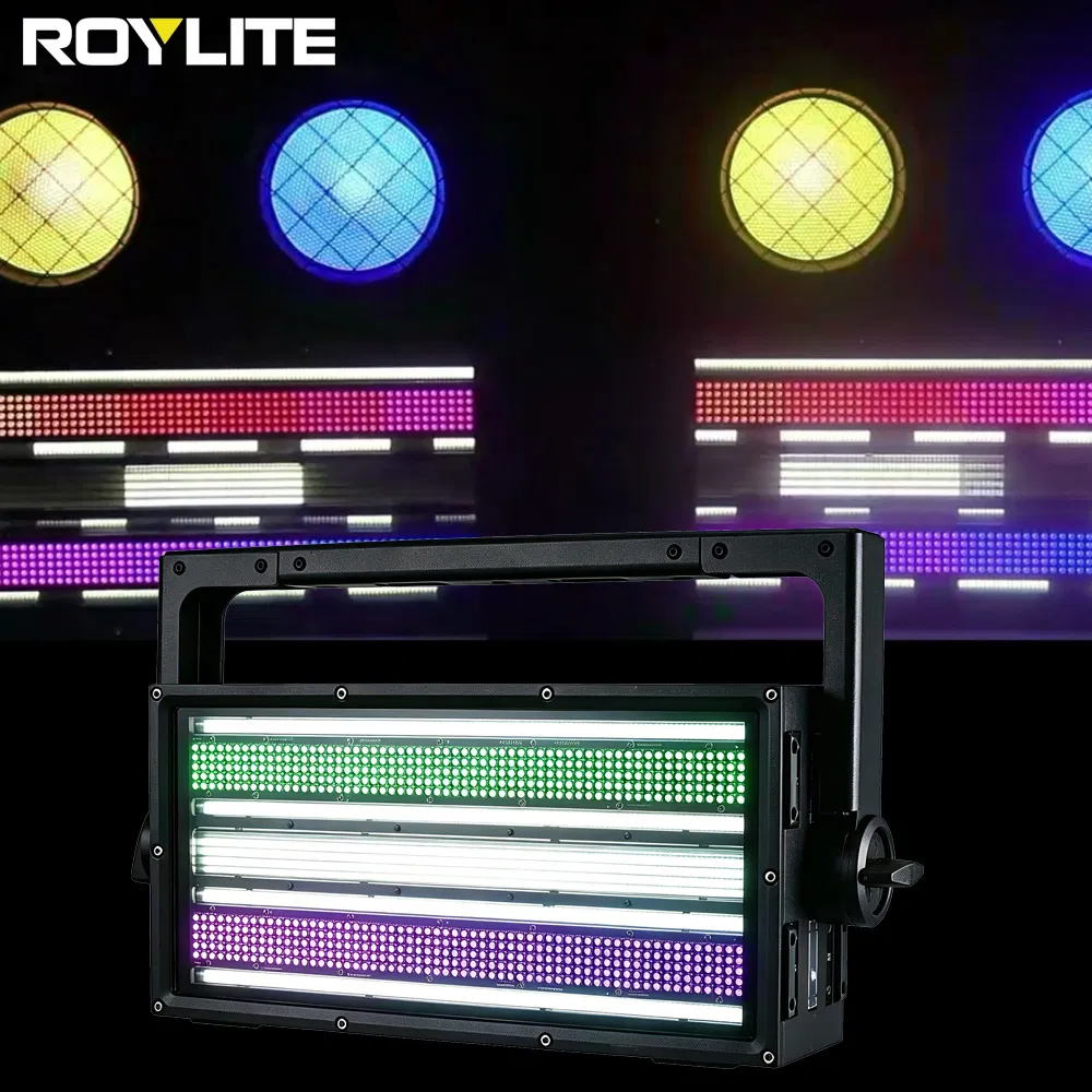 800W Painel de Estroboscópio RGB LED à Prova d'Água para Arquitetura Externa, Iluminação de Estágio Estroboscópica Jointable