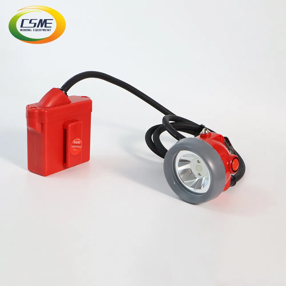 Kl4lm (A) Kl5lm (A) Kl6lm (A) Lanterna de Cabeça LED Tipo Split para Mineração com Luz de Segurança à Prova de Explosão em Íon de Lítio para Mina Subterrânea