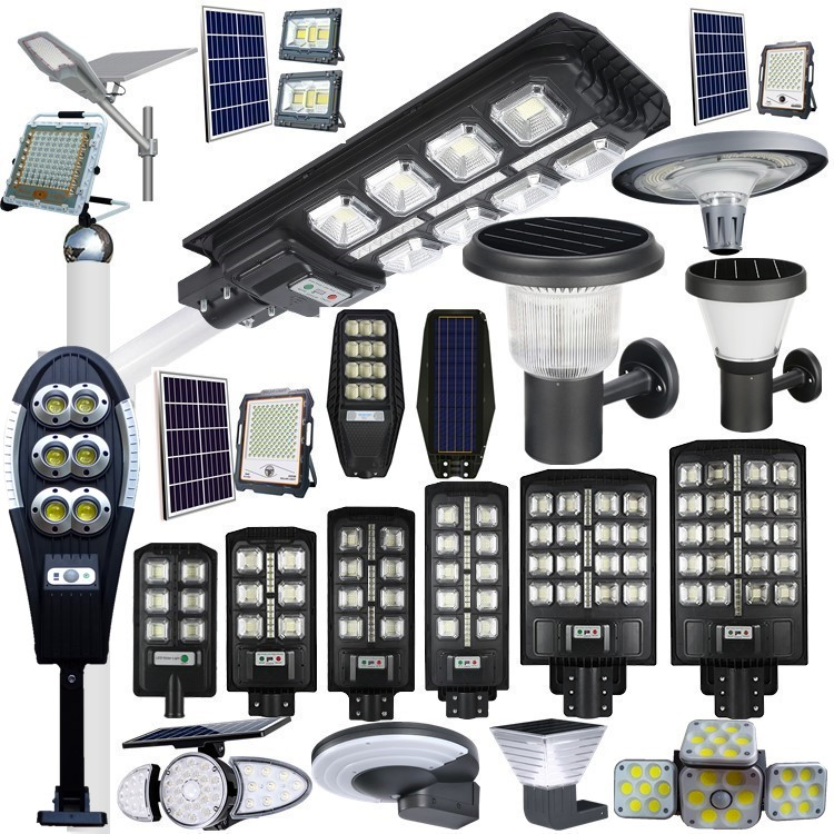 Fabricante de Painéis Solares Distribuidor Fábrica LED IP65 Rua Exterior Tudo em Um Câmera COB SMD Luz de Inundação de Parede Jardim Estrada 2000/1500/1000/800/600/500/400/300/200/50W