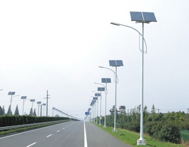 36W Luzes Solares com 8m Altura do Poste Alta Brilho