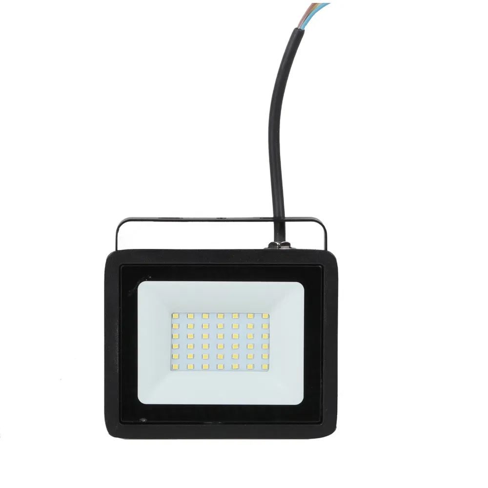 Luz de Inundação LED 10W 20W 30W 50W 100W 220V Holofotes Luz de Parede IP65 À Prova D'Água Refletor Branco LED Exterior Holofote para Exterior