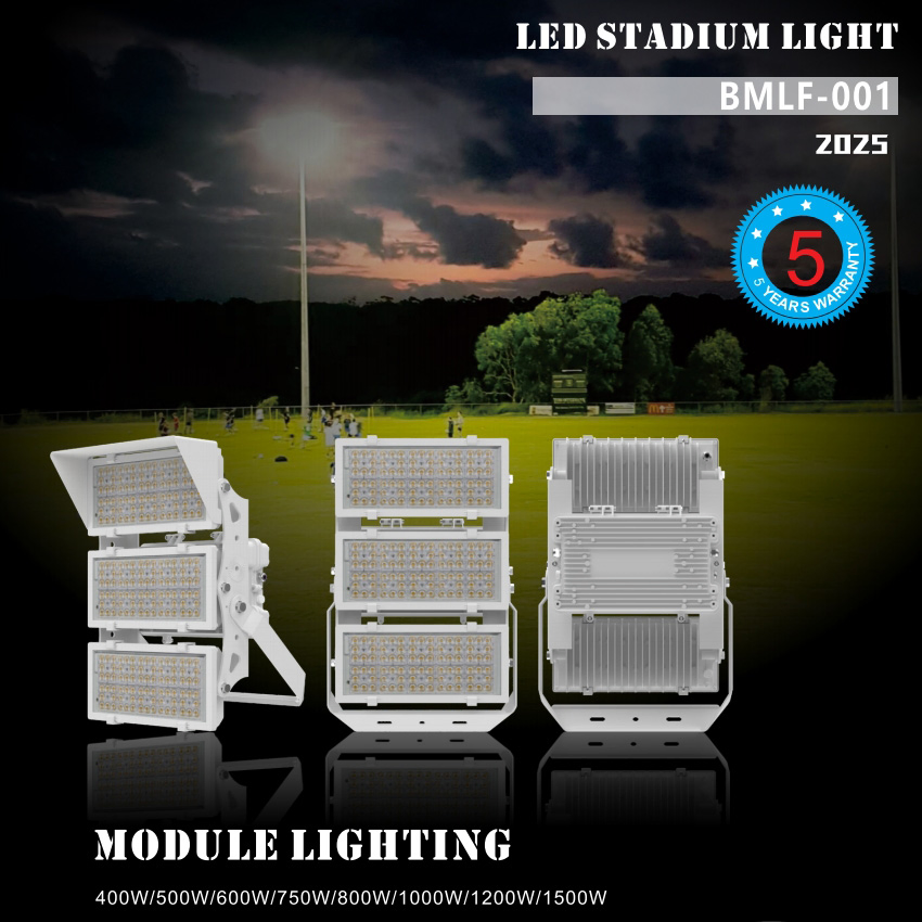 Módulo de Iluminação de Estádio com LED de Alta Brilho, Luz de Rua LED com Capa de Alumínio Fundido