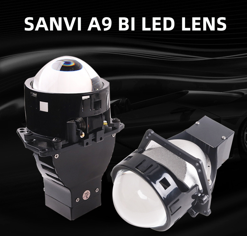 Farol Projetor LED Hi/Lo 3inch Universal 45W para Motocicleta