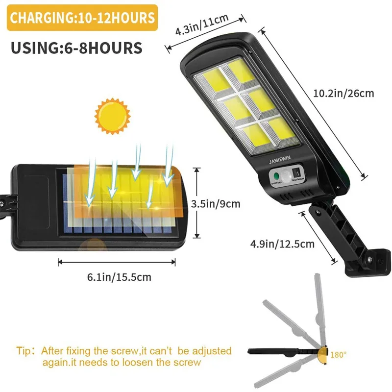 Luzes de Rua Solar LED Externas