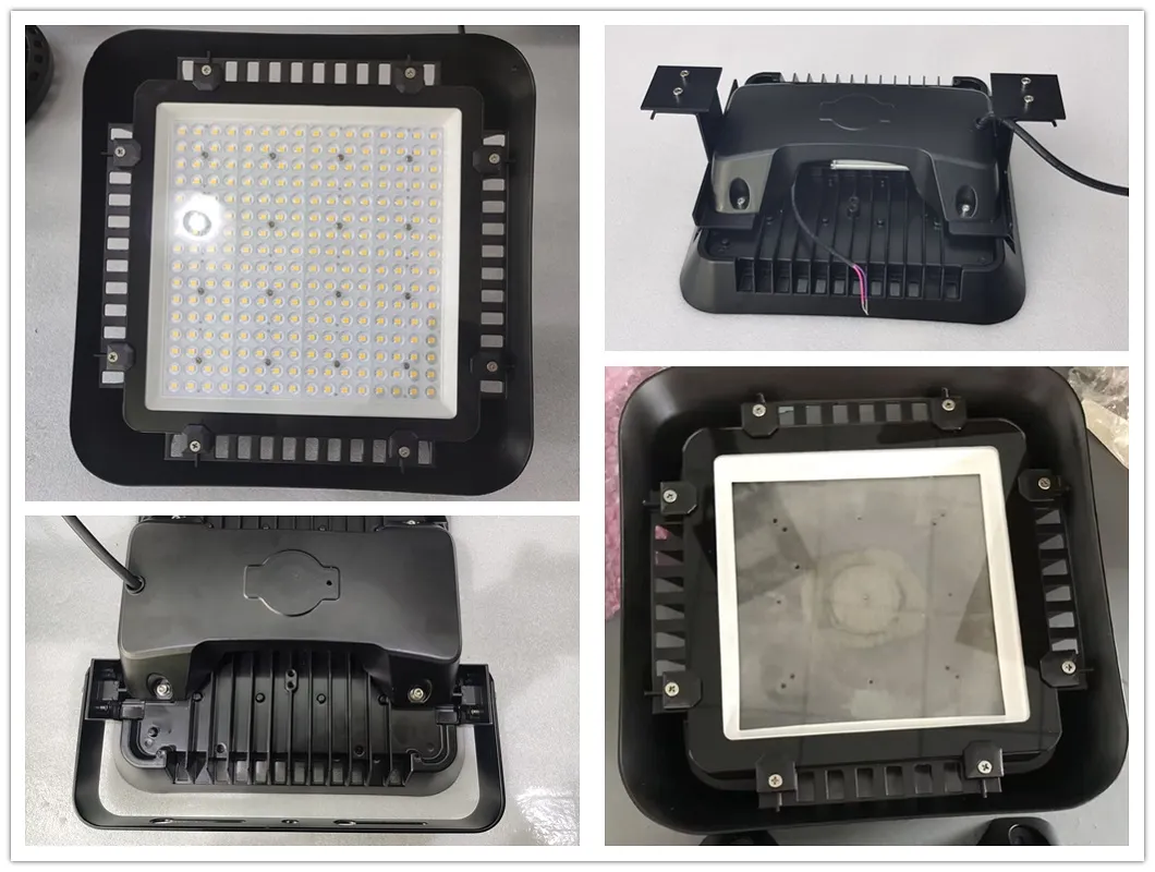 Luz LED de alta baía industrial para iluminação externa