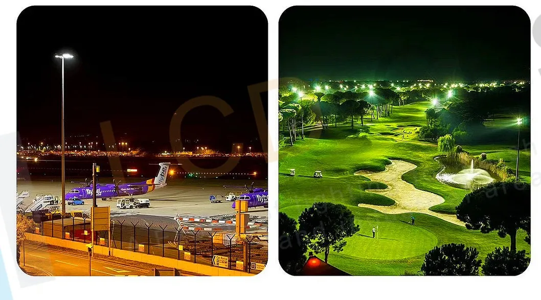 Holofotes de Barco 50W-400W, Lâmpadas LED Spot Flood
