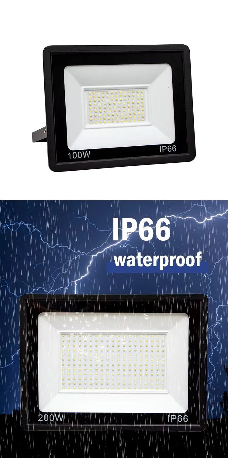 Lanterna LED à Prova d'Água 200W Projetor LED para Exterior Iluminação de Segurança