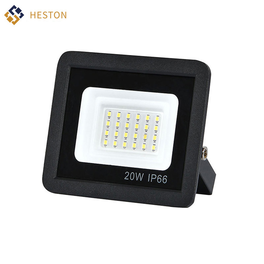 Luz de Inundação LED 20W 4000K IP66 Iluminação Projetora LED para Exterior Luz de Segurança