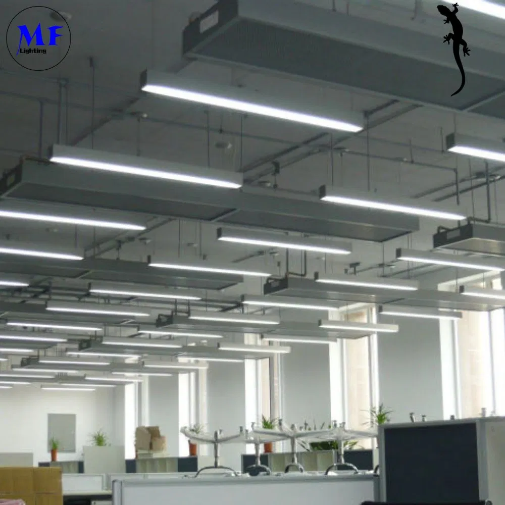 IP54 4FT 40W Iluminação de Túnel LED Tri-Proof Linkável ao Ar Livre de Alto Lúmen 160lm/W Luz Tubular LED Linear à Prova d'Água Luz Linear LED para Supermercado