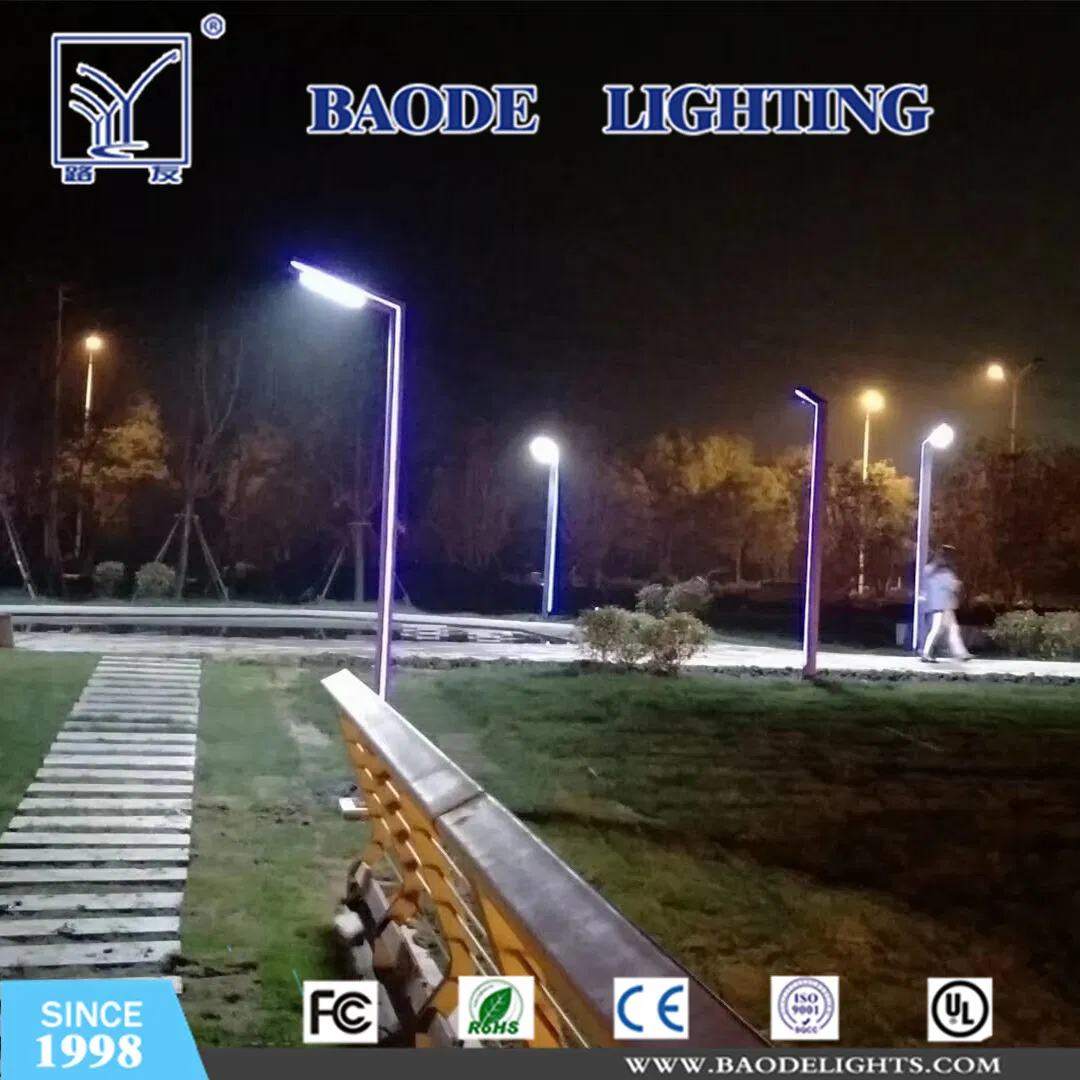 Lâmpada LED de Rua Solar com Sensor de Movimento para Iluminação Externa