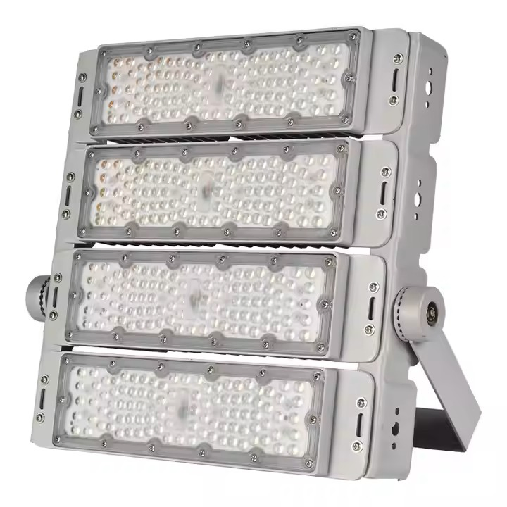 Iluminação de Túnel Modular LED de Alta Potência em Alumínio IP65 para Exterior 200W 300W 400W 500W 600W 700W 800W Luzes de Inundação para Estádio