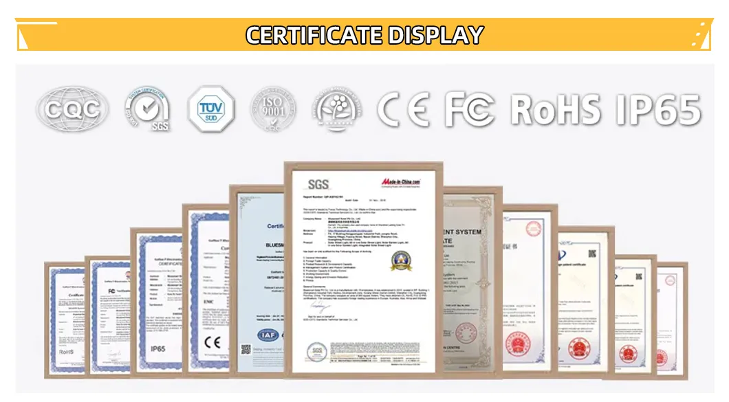 Certificados de Qualidade