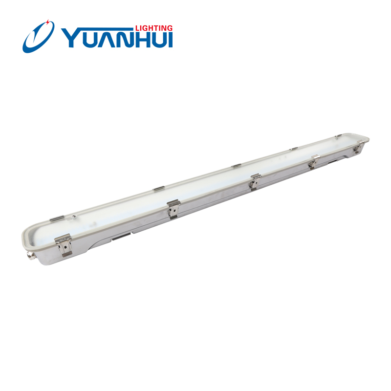 IP66 Ik08 Lâmpada de Aço Inoxidável à Prova d'Água, Fixture de Iluminação LED, Iluminação de Túnel Tri-Proof, Lâmpada Tubular Triproof LED