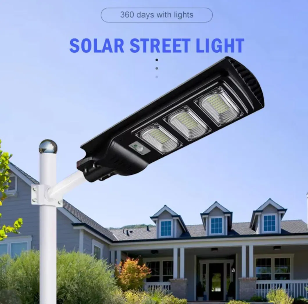 Luzes de Rua Solar LED para Jardim, Parque e Esportes em Alumínio Integrado