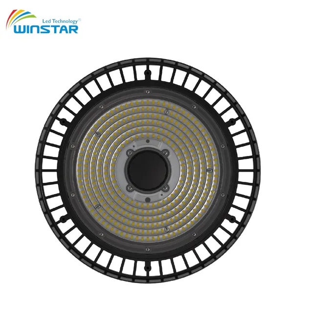 Luz de Armazém de Alta Baía LED - Vista Dianteira
