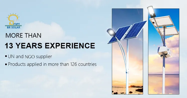 Design ao Ar Livre 10m Altura do Poste 100W Luz de Rua Solar LED