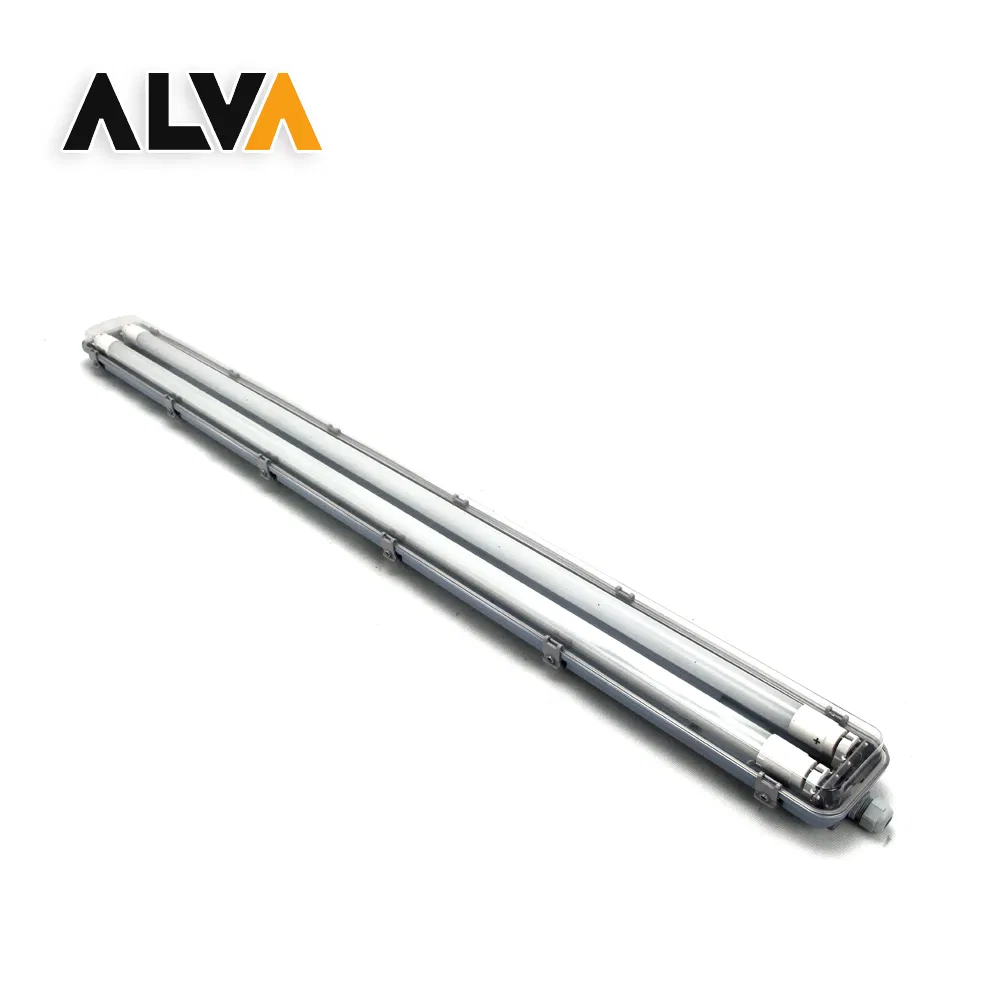 Luminária à Prova d'Água Vazia 2FT 4FT 5FT IP65 Sem Tubo LED T8 Sem Placa de Metal