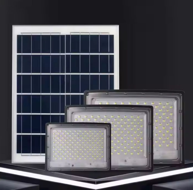 Produtos Solares em Atacado IP65 Luz de Inundação LED Refletor Holofote Lâmpada de Jardim Iluminação Externa para Rua Estádio