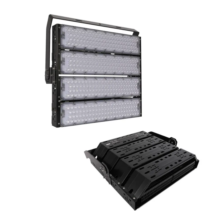 Iluminação de Estádio de Futebol LED Meanwell 160lm/W CRI>80 3000-6500K 1000W