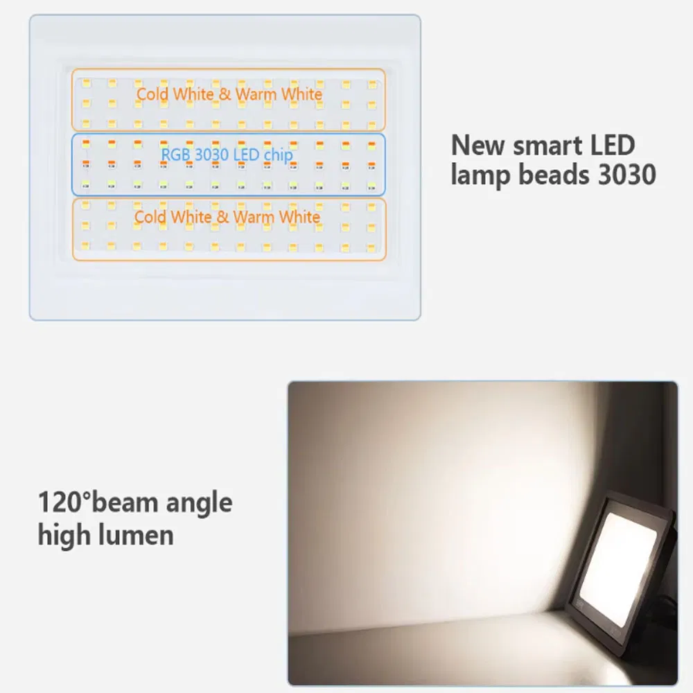 Controle Inteligente de APP Luminária LED RGB Opulenta Nova Remessa 4in1 Luzes de Paisagismo para Jardim ao Ar Livre IP65 Mudança de Cor com Temporizador em Alumínio