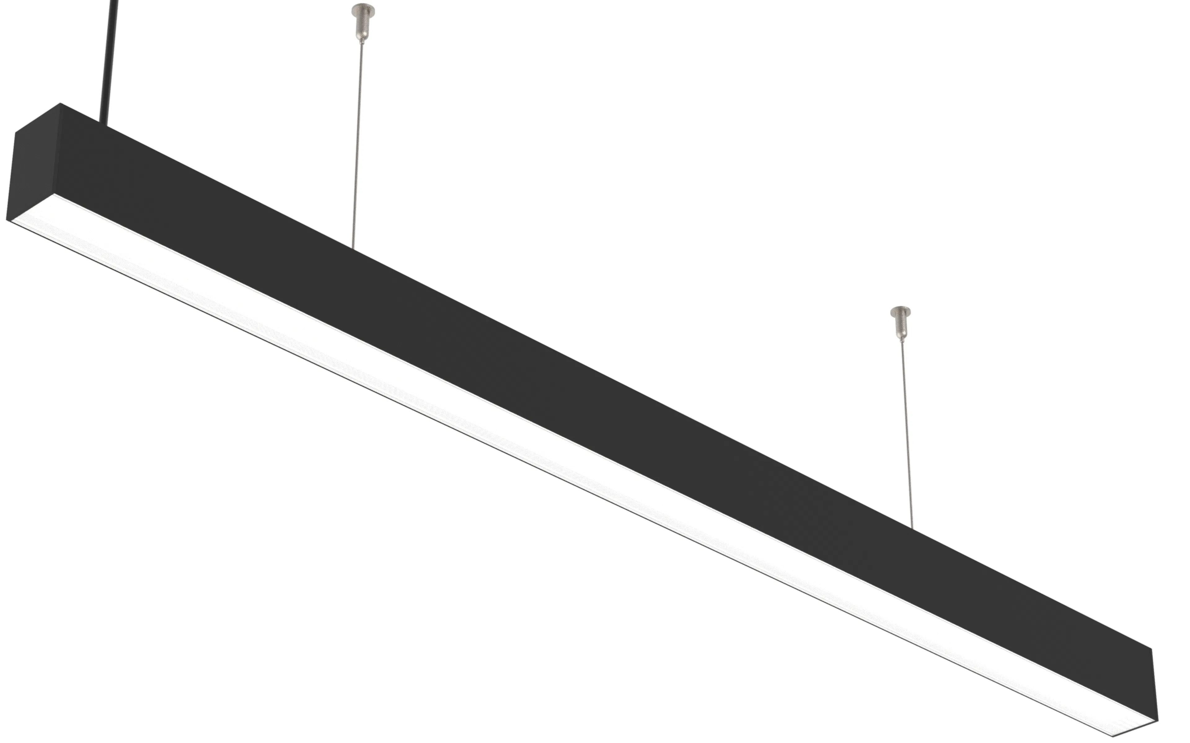 Venda Quente Alta CRI Slim Suspenso Luz de Pendente para Escritório Iluminação Linear Arquitetônica
