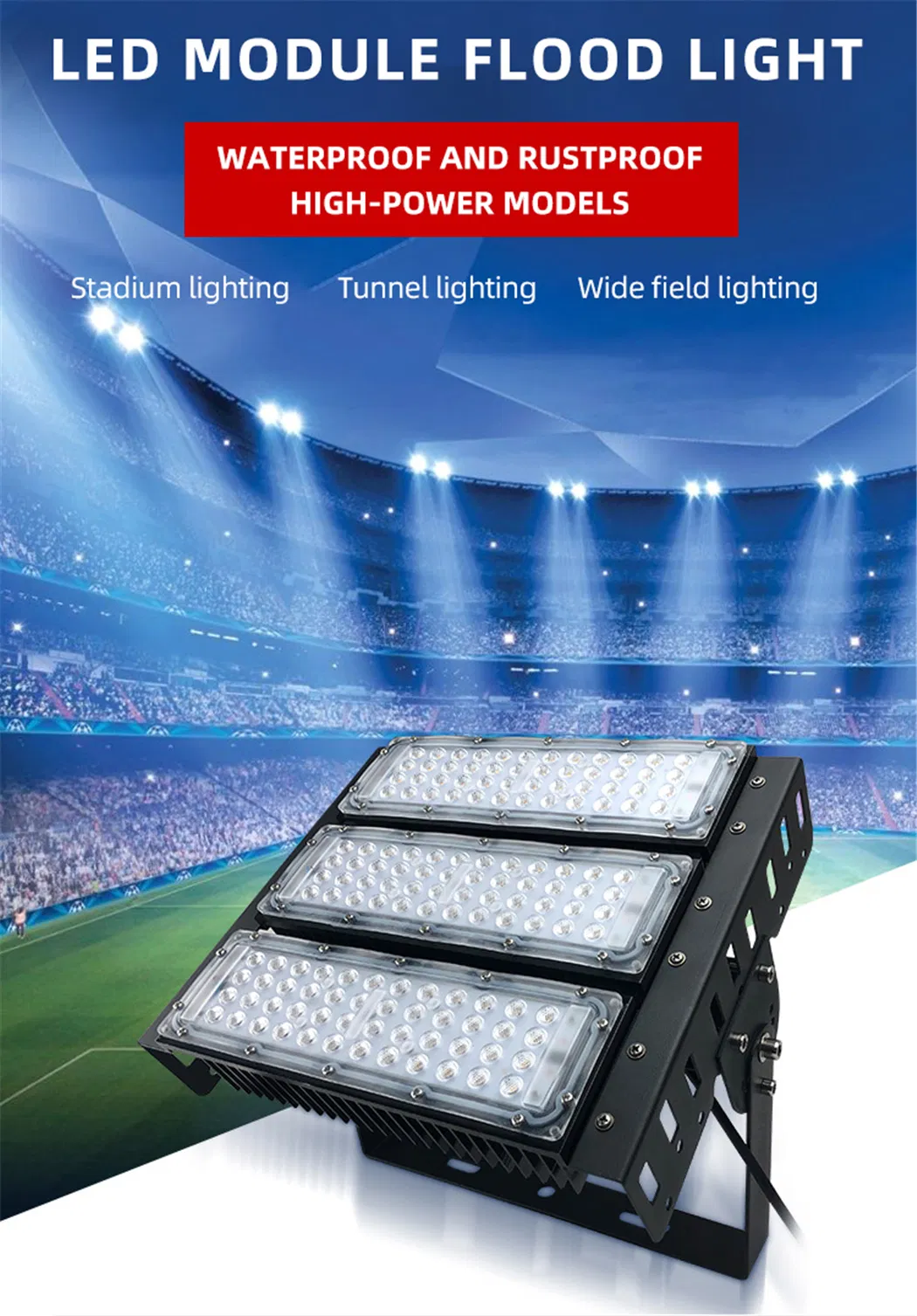 100W 12V RGB 150 Luzes 70W Vermelha 15W 36W Luz de Inundação LED
