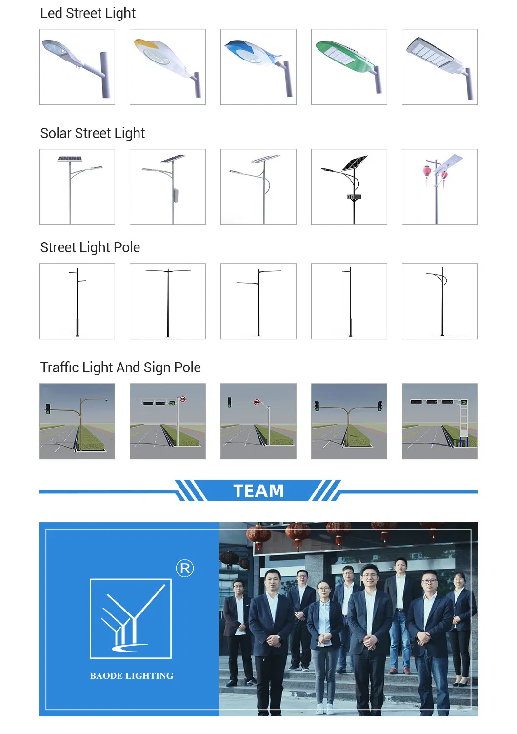 Lâmpada LED de Rua Solar com Sensor de Movimento para Iluminação Externa