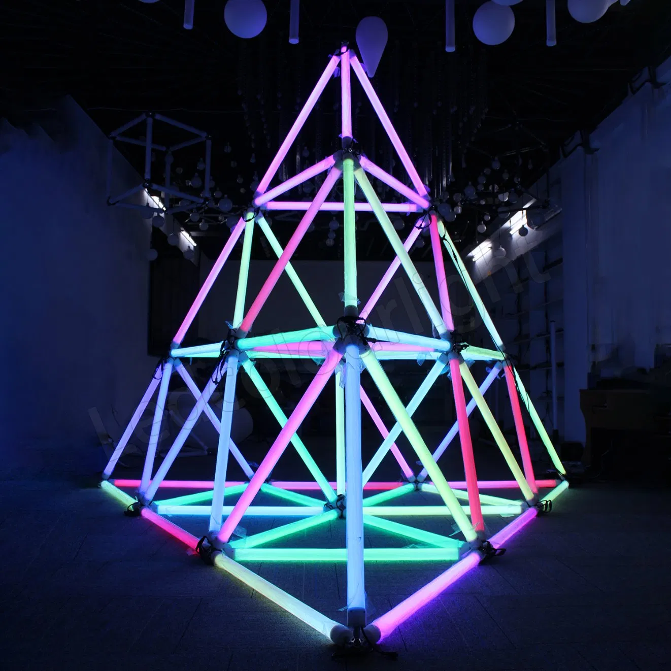 360 Luz de Tubo LED Barras de Iluminação DJ Luz de Tubo em Túnel LED para Decoração de Festa e Casamento