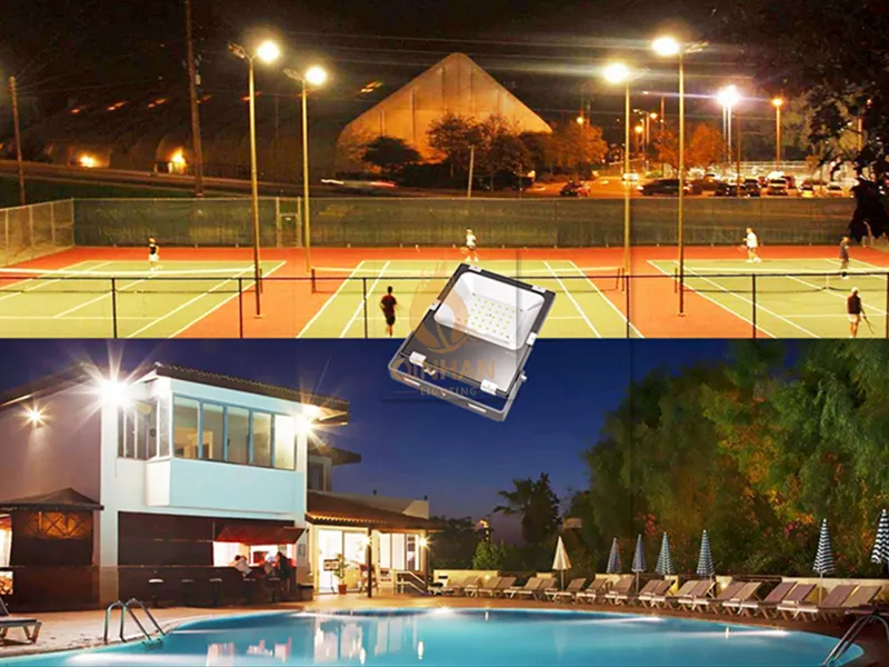 IP65 Ik08 Holofote LED Dimmable Inteligente com Ângulo de Feixe Assimétrico para Exterior 200W