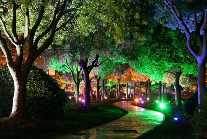 Luz de Inundação Inteligente LED RGB com Controle Sem Fio Mudança de Cor WiFi Tuya