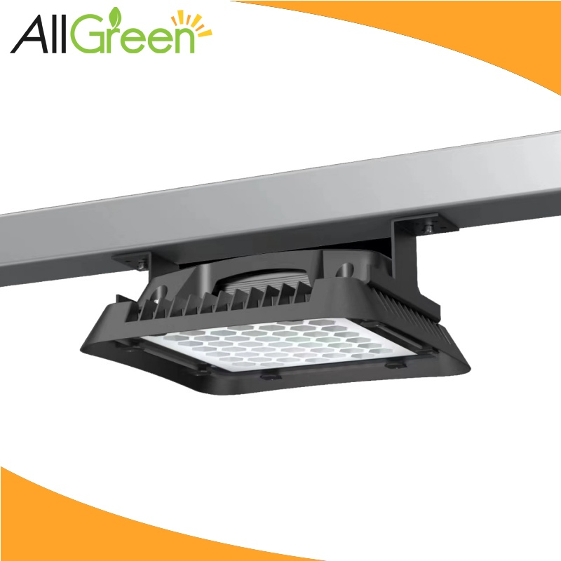 Luz LED de alta baía industrial para iluminação externa, projetor de luz para quadras de tênis, lâmpada de luz de inundação