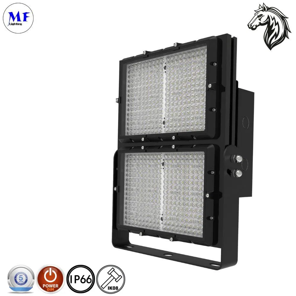 400W IP67 Iluminação de Torre LED de Alto Mastro ao Ar Livre 160lm/W Iluminação ao Ar Livre, Luz de Túnel de Alta Potência, Holofote LED, Iluminação de Estádio, Luz de Inundação
