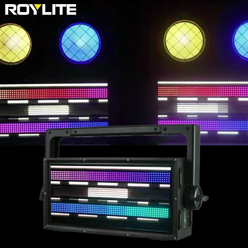 800W Painel de Estroboscópio RGB LED à Prova d'Água para Arquitetura Externa, Iluminação de Estágio Estroboscópica Jointable