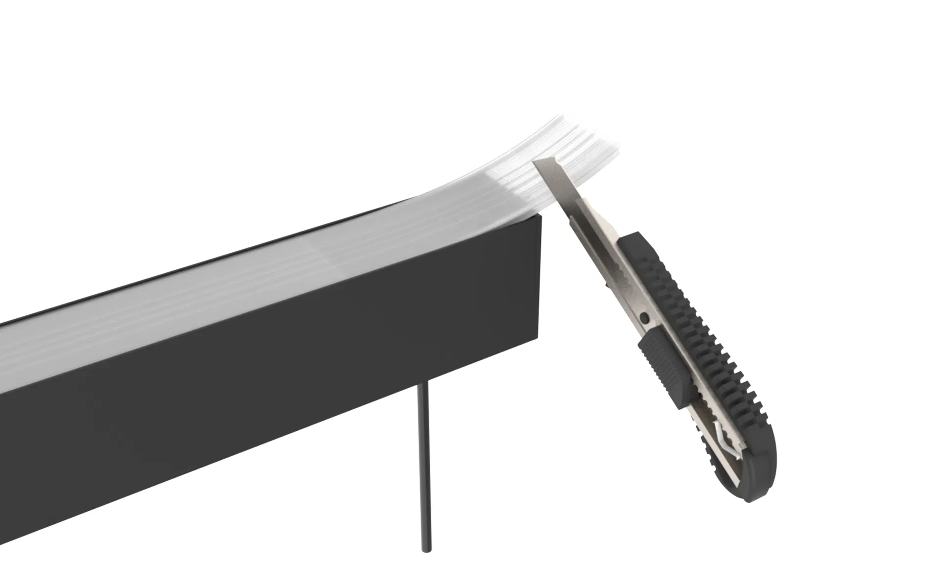 Venda Quente Alta CRI Slim Suspenso Luz de Pendente para Escritório Iluminação Linear Arquitetônica