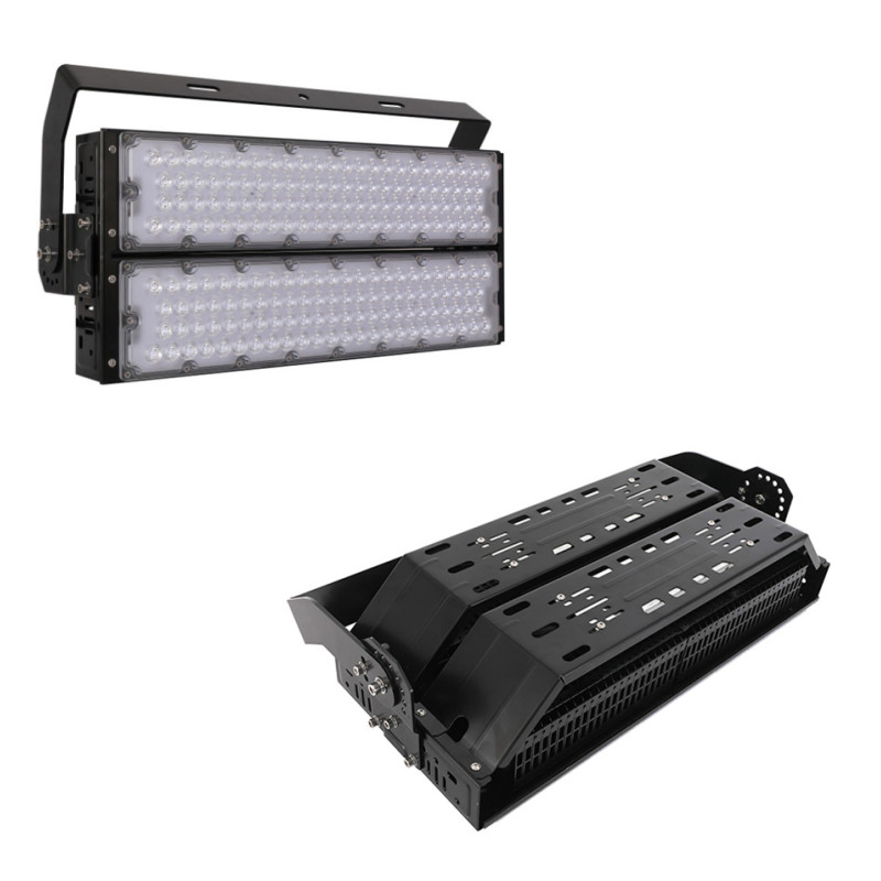 Iluminação de Estádio de Futebol LED Meanwell 160lm/W CRI>80 3000-6500K 1000W