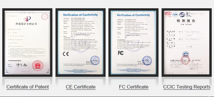 Certificados de Qualidade de Iluminação Automotiva
