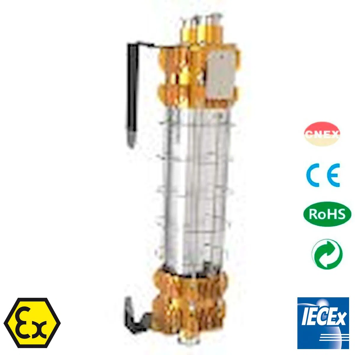 ILUMINAÇÃO LED ATEX IECEx TUBO DE LUZ À PROVA DE EXPLOSÃO IP66 ZONA 1