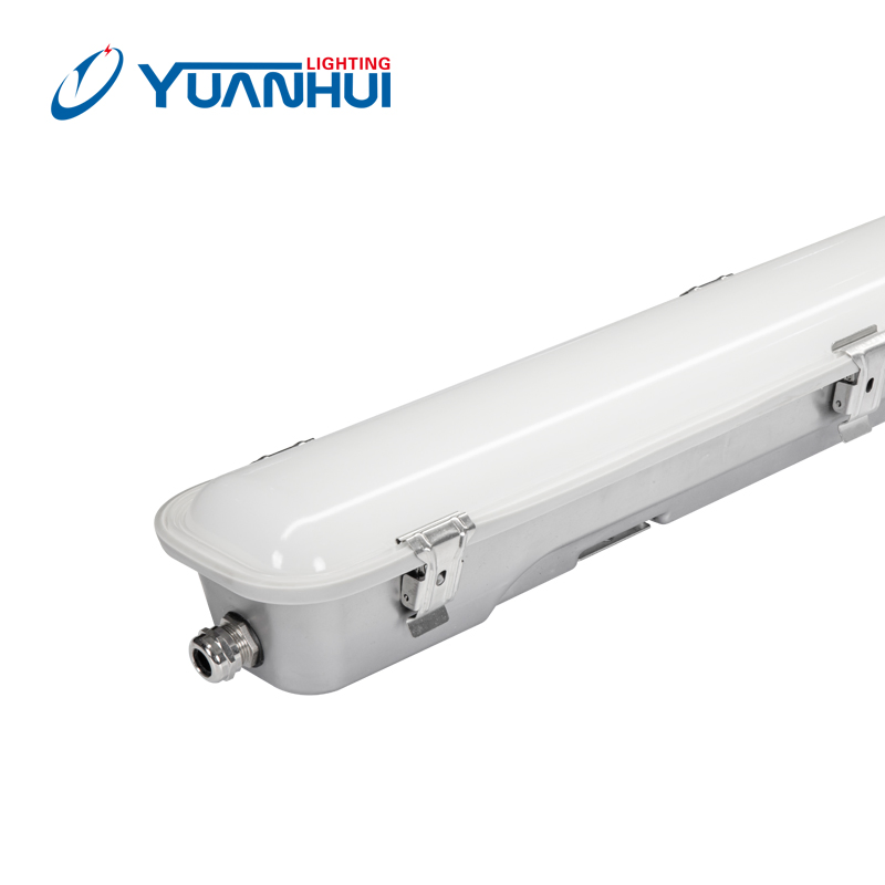 IP66 Ik08 Lâmpada de Aço Inoxidável à Prova d'Água, Fixture de Iluminação LED, Iluminação de Túnel Tri-Proof, Lâmpada Tubular Triproof LED