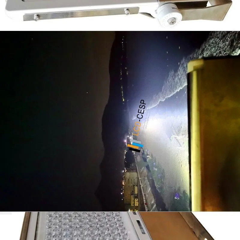 Iluminação à Prova de Explosão 250W, LED, 100-277VAC, 8deg Óptica, Iluminação de Holofote para Barco Marinho